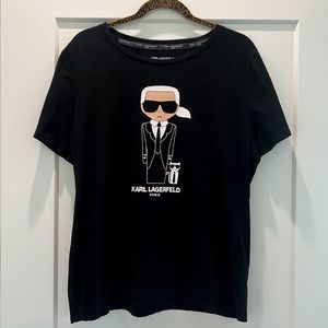 Karl Lagerfeld Paris Graphic Tee